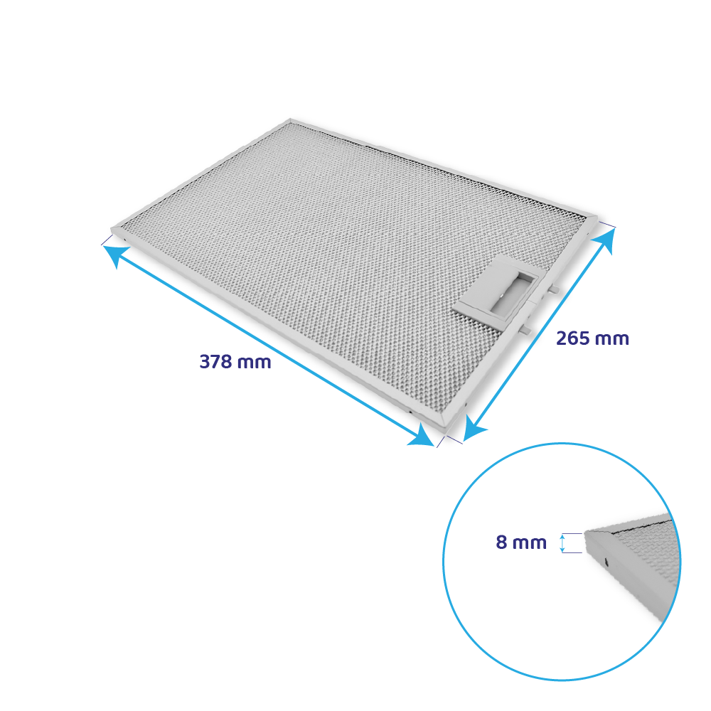 Viva Metall-Fettfilter 378x265mm 11025757
