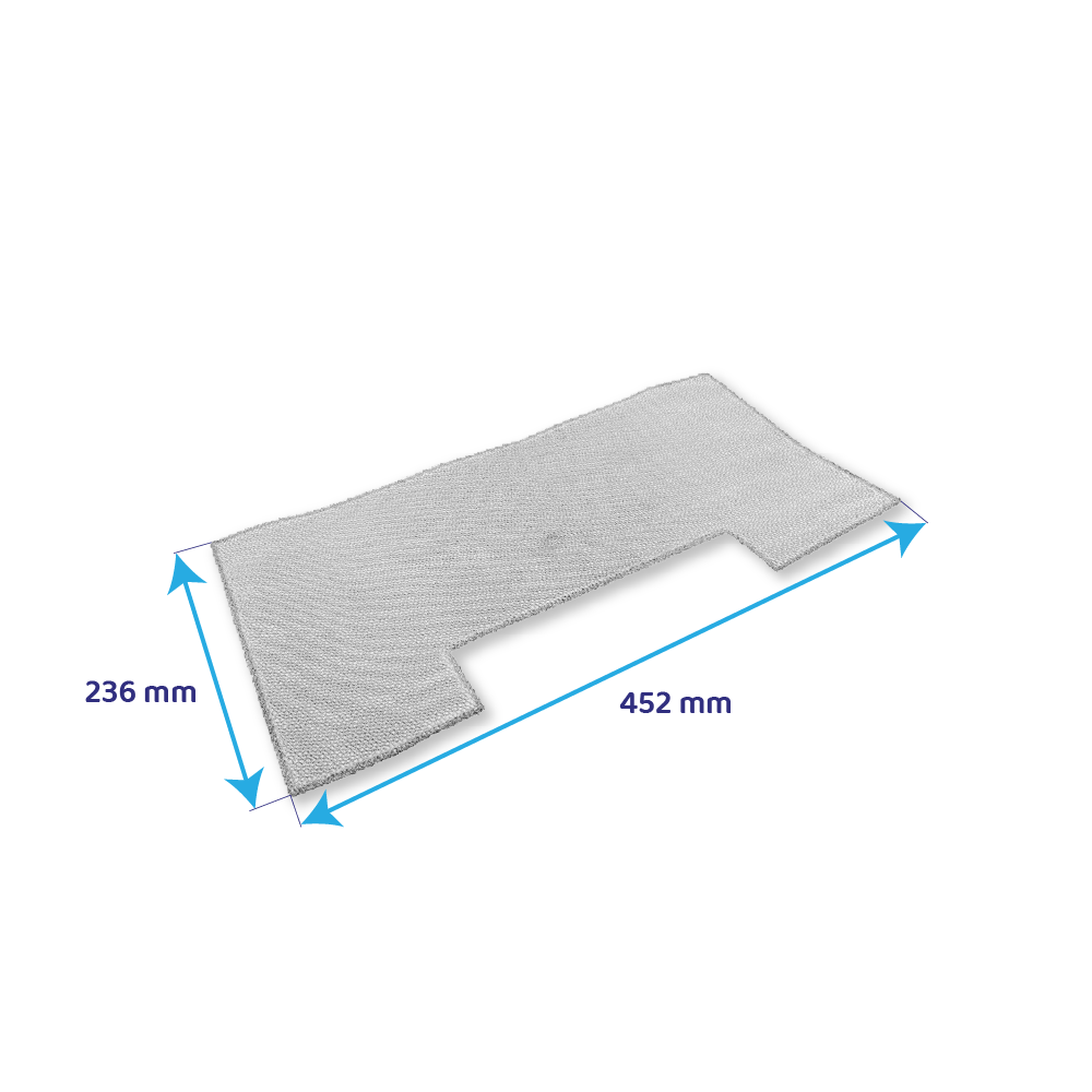 Aktivkohlefilter + Metallfilter geeignet für Elica Estraibile