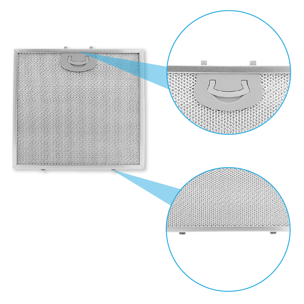 Metall-Fettfilter 261x240mm geeignet für Airone ACFMAA9X26X24MC000