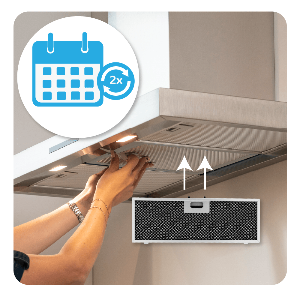 Long Life Aktivkohlefilter geeignet für Electrolux OdourClean Plus MCFB86PL / 9029865830