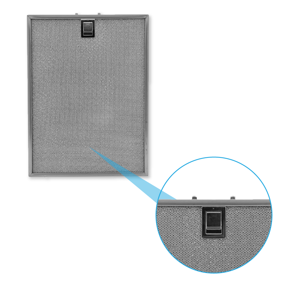 Metall-Fettfilter 375x280mm geeignet für Miele 8270321