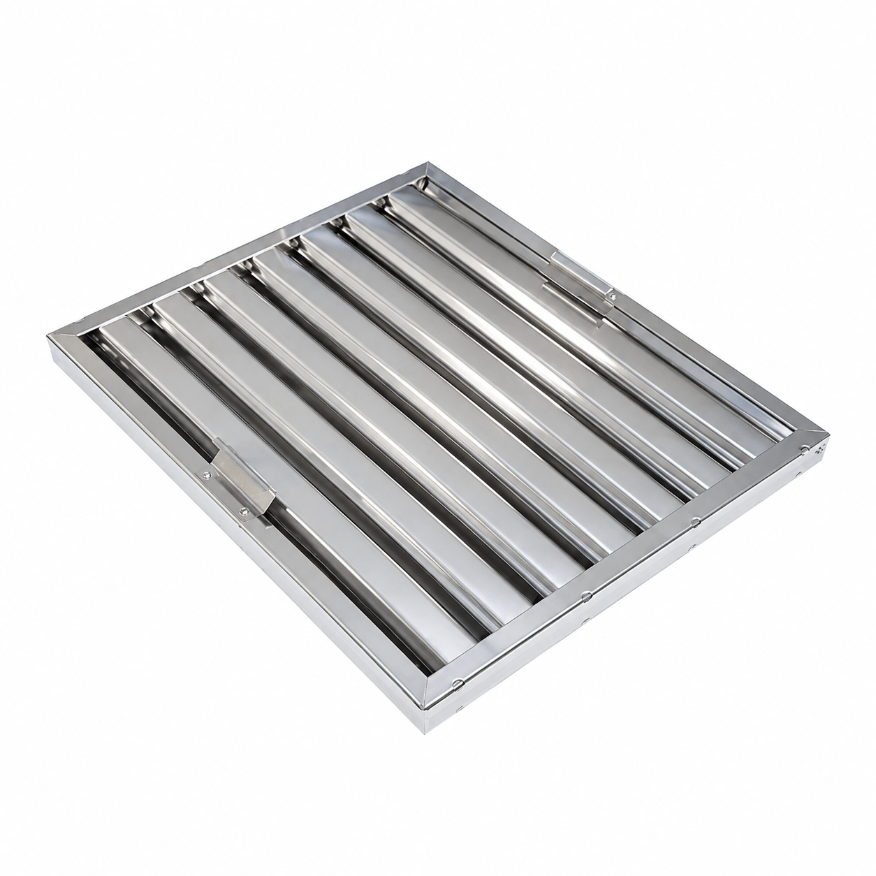 Flammschutzfilter | 500x400x25mm | mit Griffen | Edelstahl | Typ B | Gastro Abzugshaube