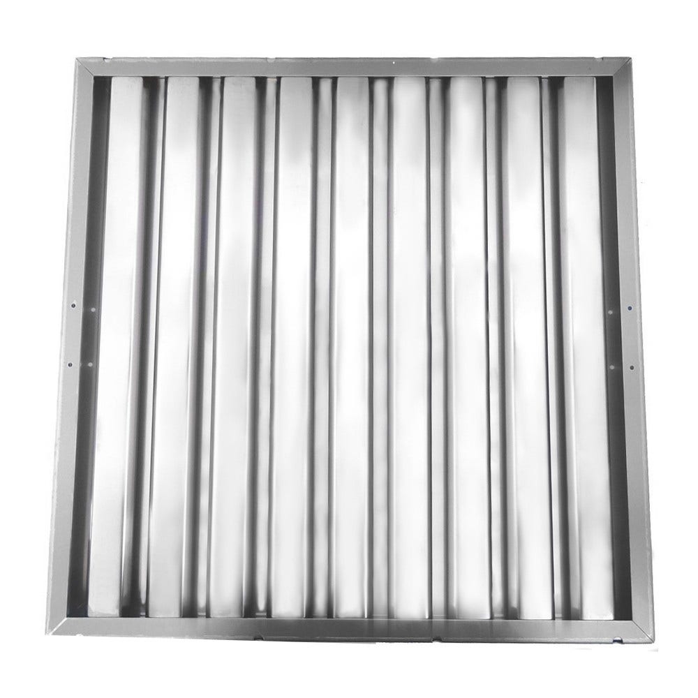 Flammschutzfilter | 500x400x25mm | Edelstahl | Typ B | Gastro Abzugshaube