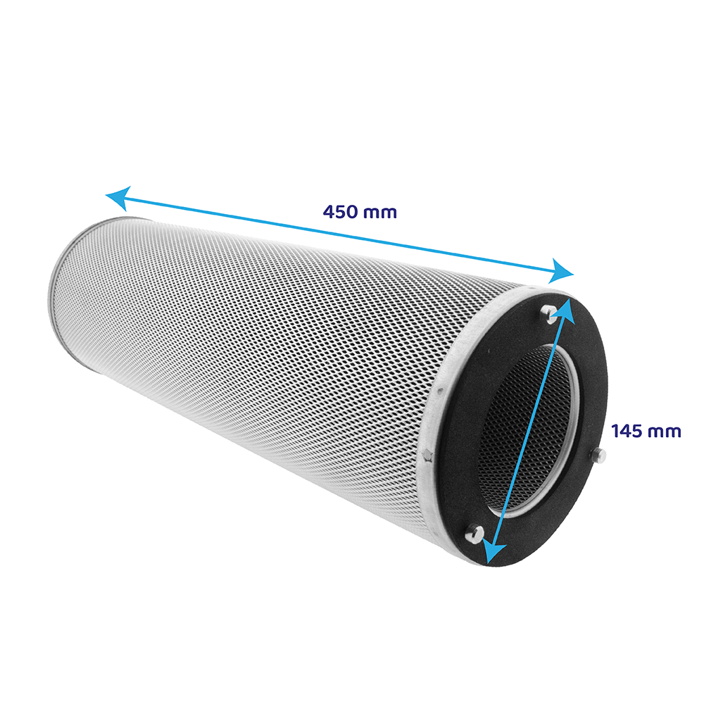 Kohlepatrone ⌀145x450mm für Geruchsfilterschrank für das Gastgewerbe