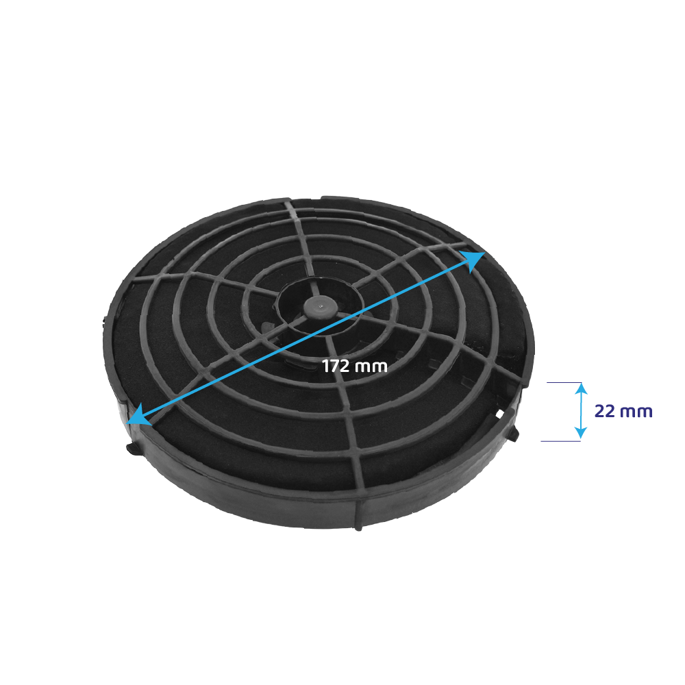 Elica Long Life Aktivkohlefilter Modell 57 / CFC0162221 (2St.)