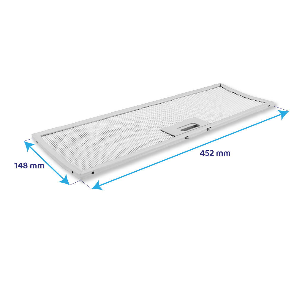 Elica Metall-Fettfilter 452x148x14mm GF02VC
