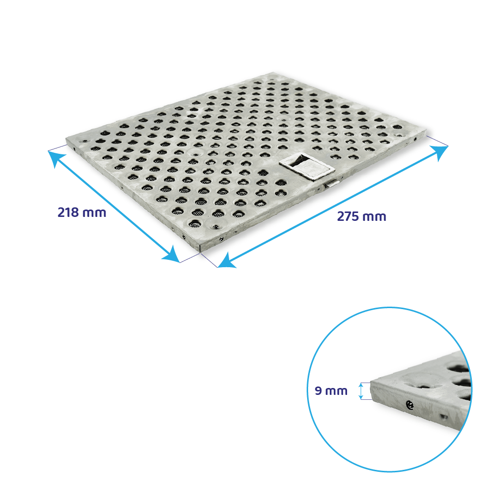 Elica Metall-Fettfilter 275x218x9mm GF04FA