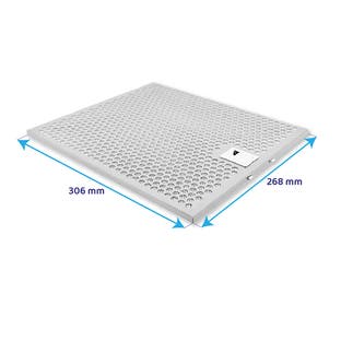 Elica Metall-Fettfilter 268x306mm GF073C