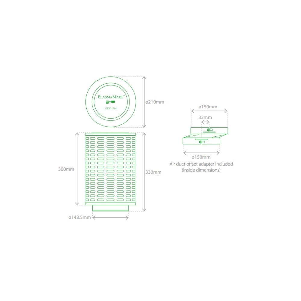 PlasmaMade Plasmafilter für Wave HF4002