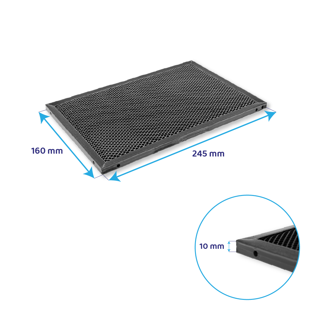 2-in-1 regenerierbarer Aktivkohlefilter geeignet für Electrolux 140204164028