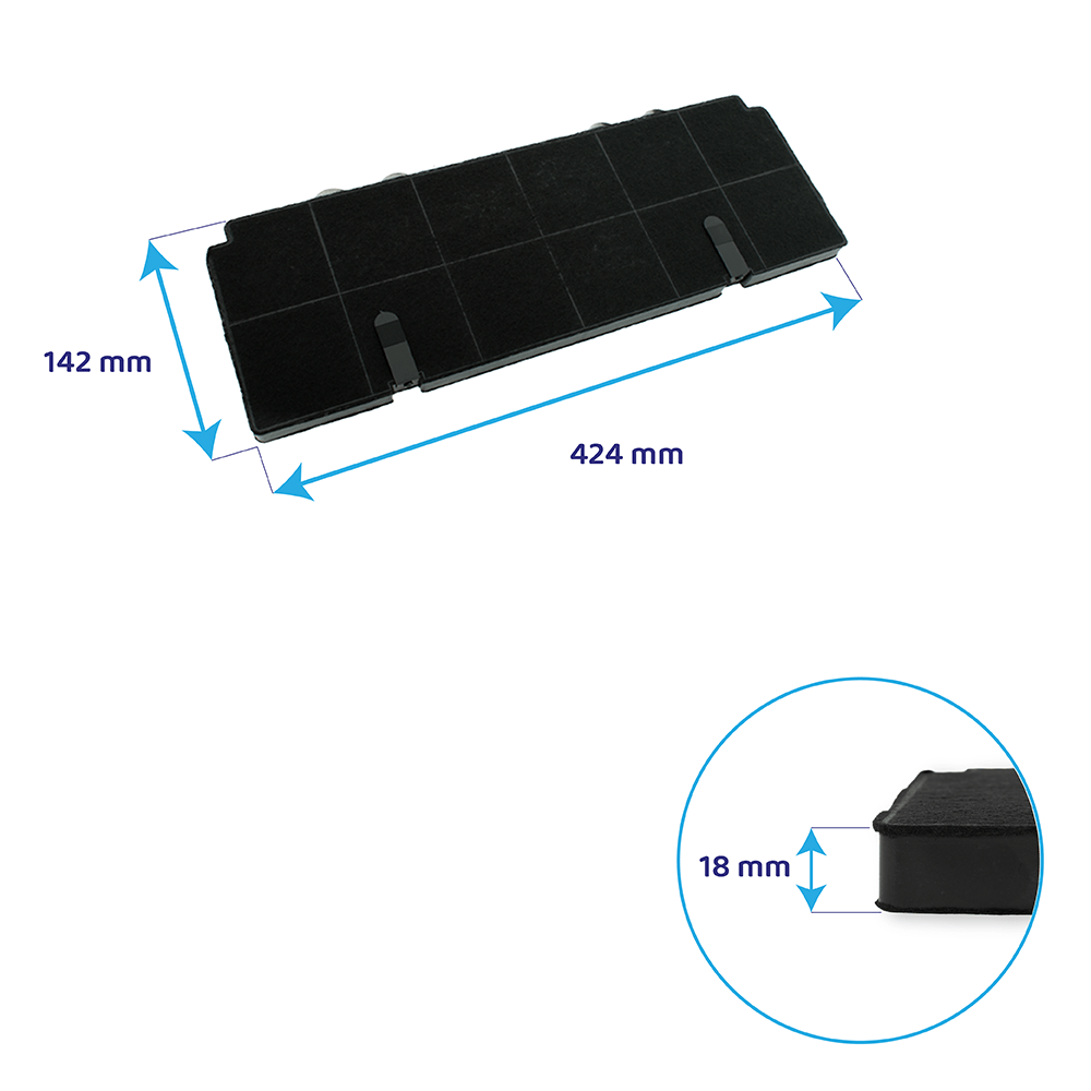 AEG Original Aktivkohlefilter 9029802817 | MCFB71