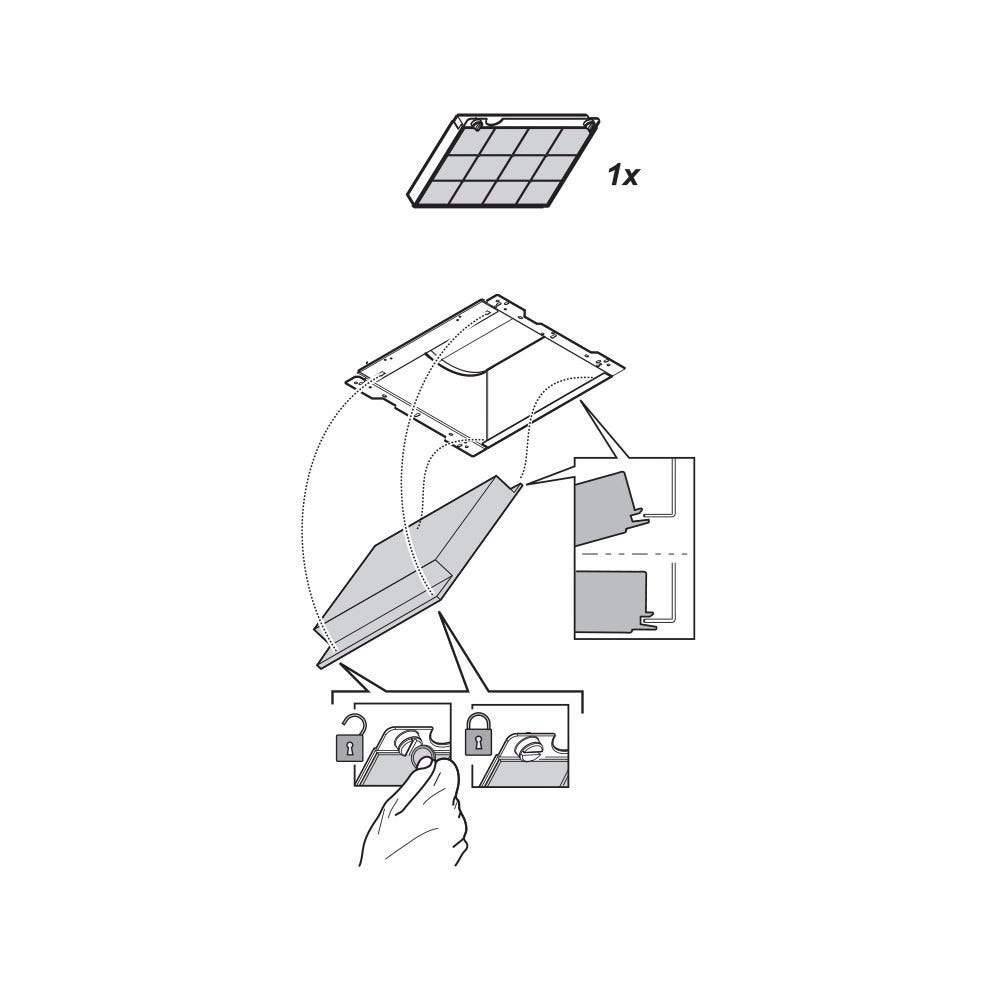 Gaggenau Aktivkohlefilter 647734 / 00647734