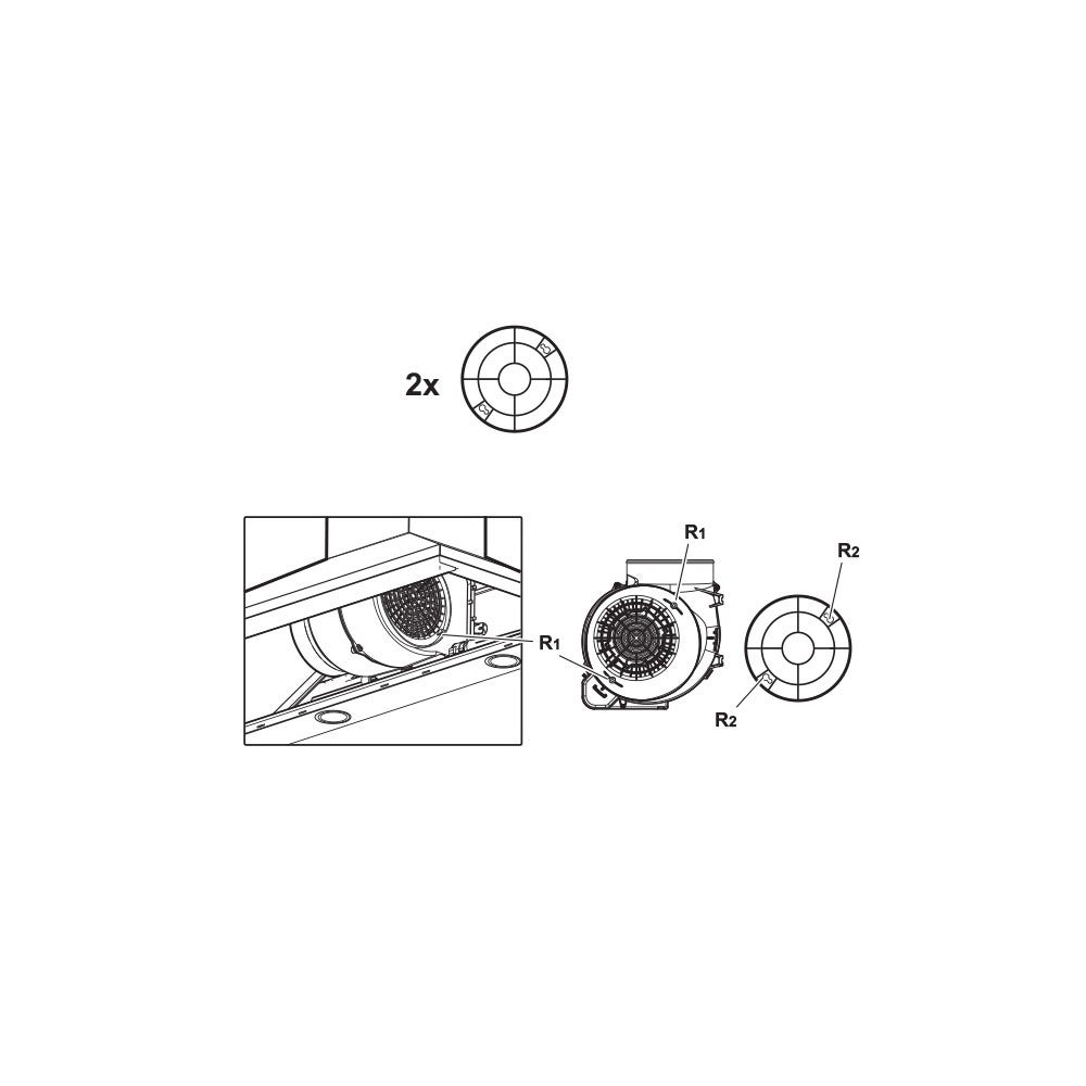 AEG Aktivkohlefilter MCFE12 / 9029800571 (2St.)
