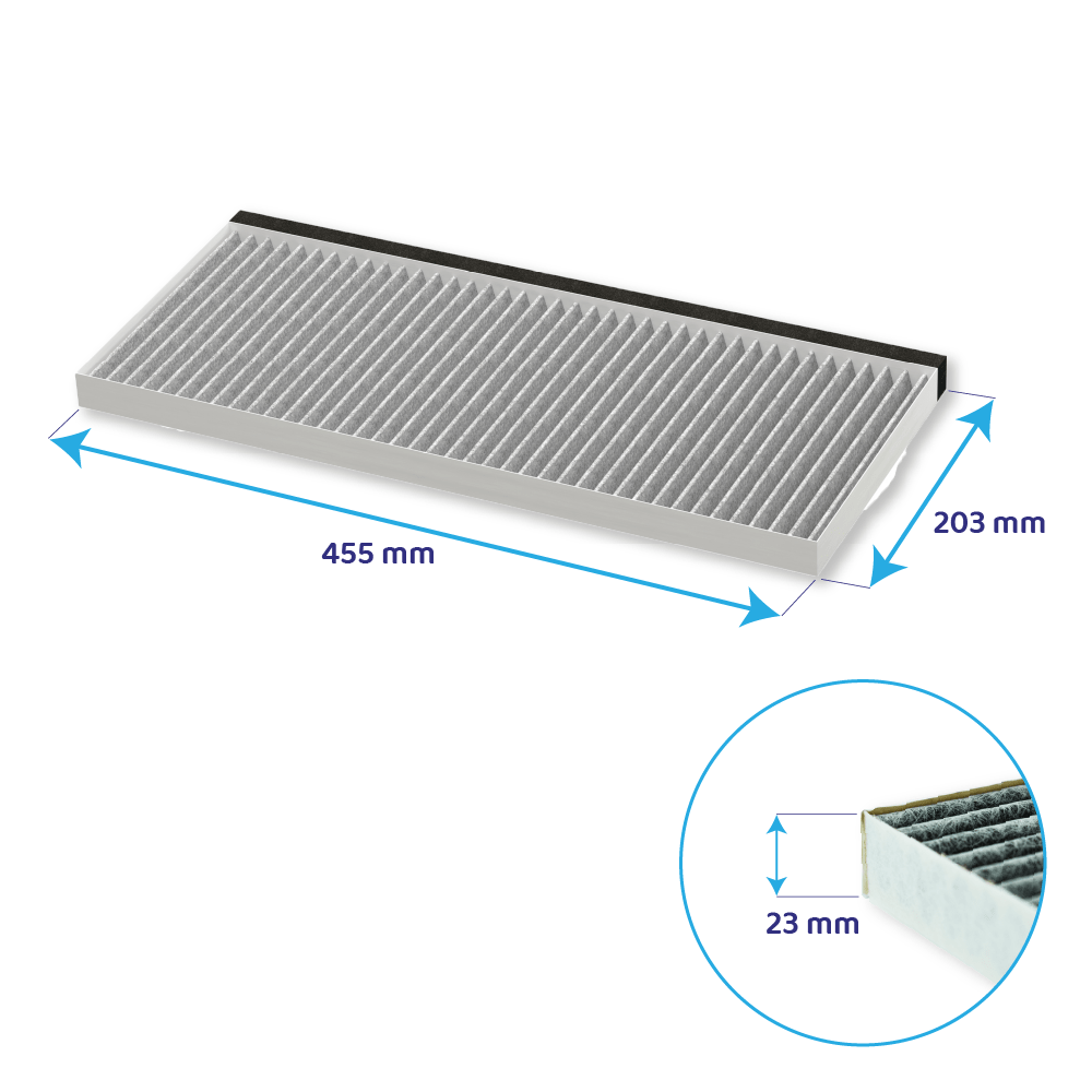 Constructa CleanAir Aktivkohlefilter 17006837