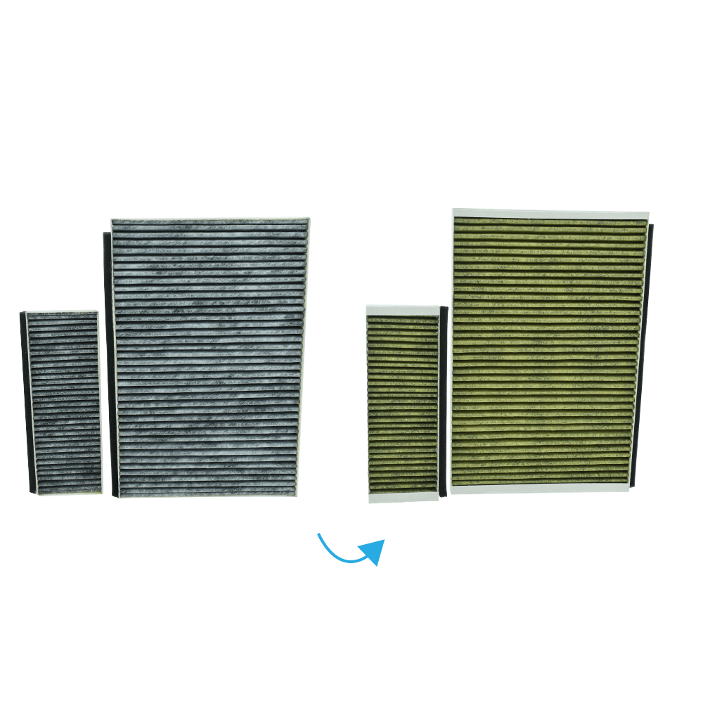 CleanAir Plus Aktivkohlefilter geeignet für Junker 11041790 (2St.)