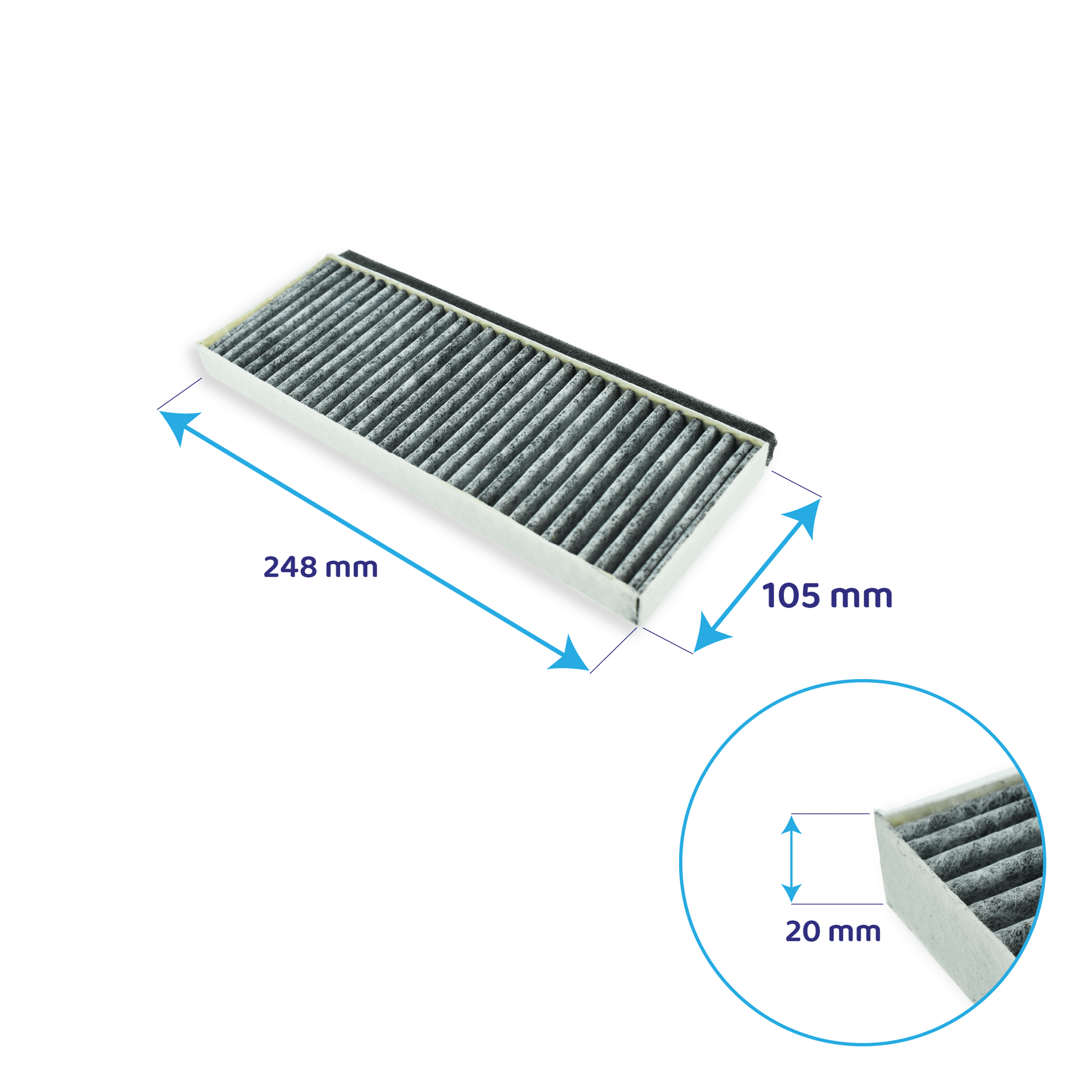 CleanAir Plus Aktivkohlefilter geeignet für Junker 11041790 (2St.)