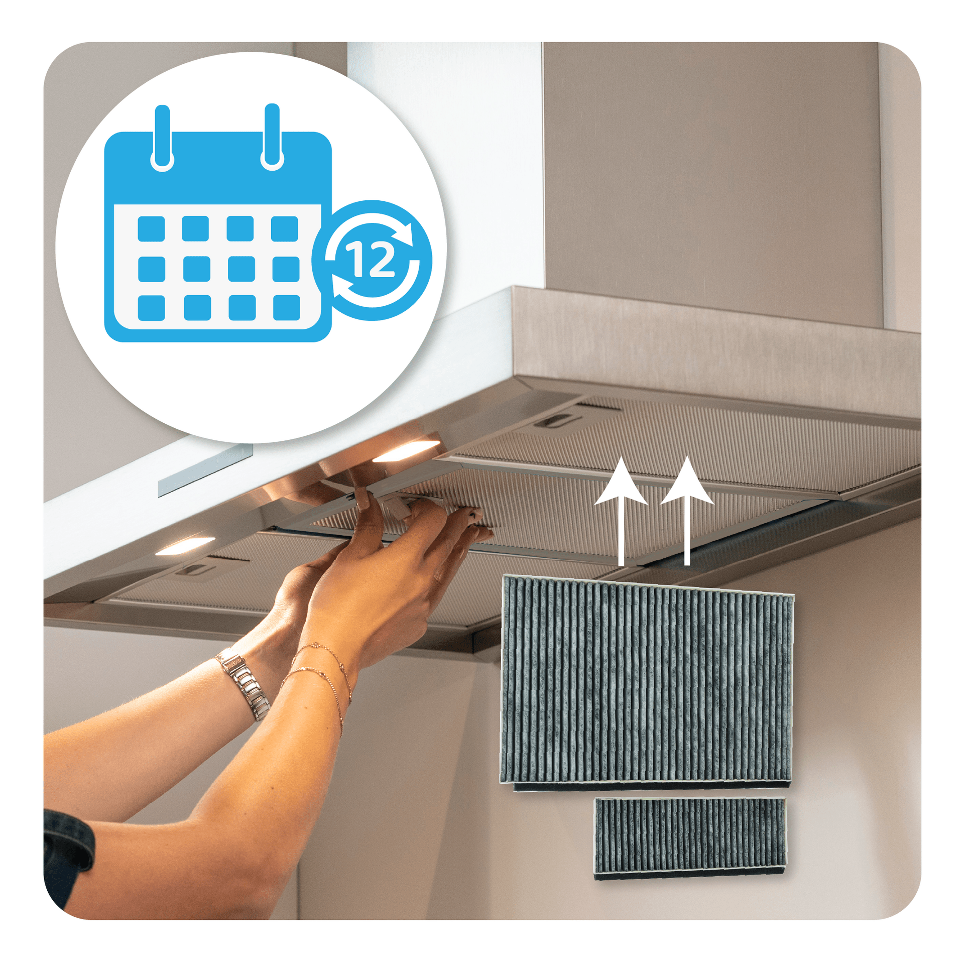 CleanAir Plus Aktivkohlefilter geeignet für Junker 11041790 (2St.)