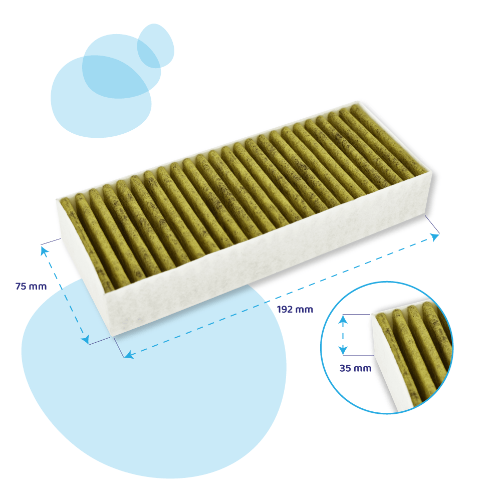 Constructa CleanAir Plus Aktivkohlefilter CV430235 / CV431235 (4St.)