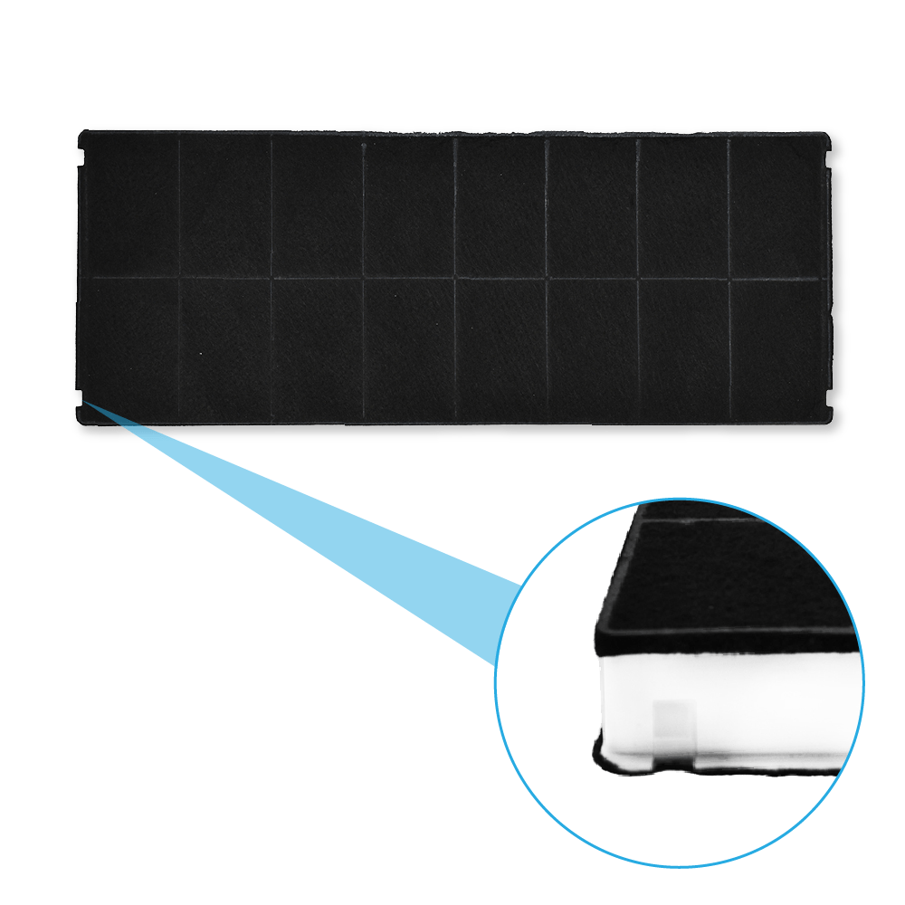 Aktivkohlefilter geeignet für Constructa 296178