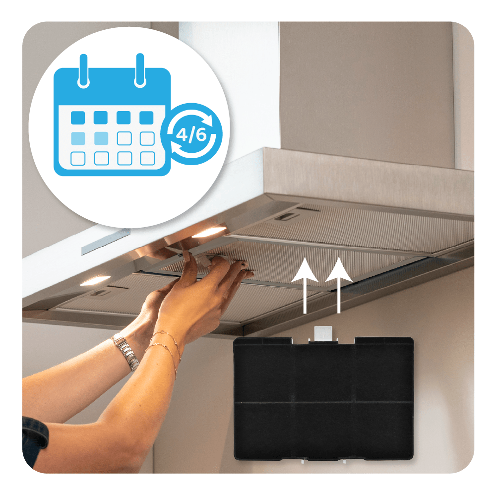 Aktivkohlefilter geeignet für 11026771 / DHZ5345 / 705432