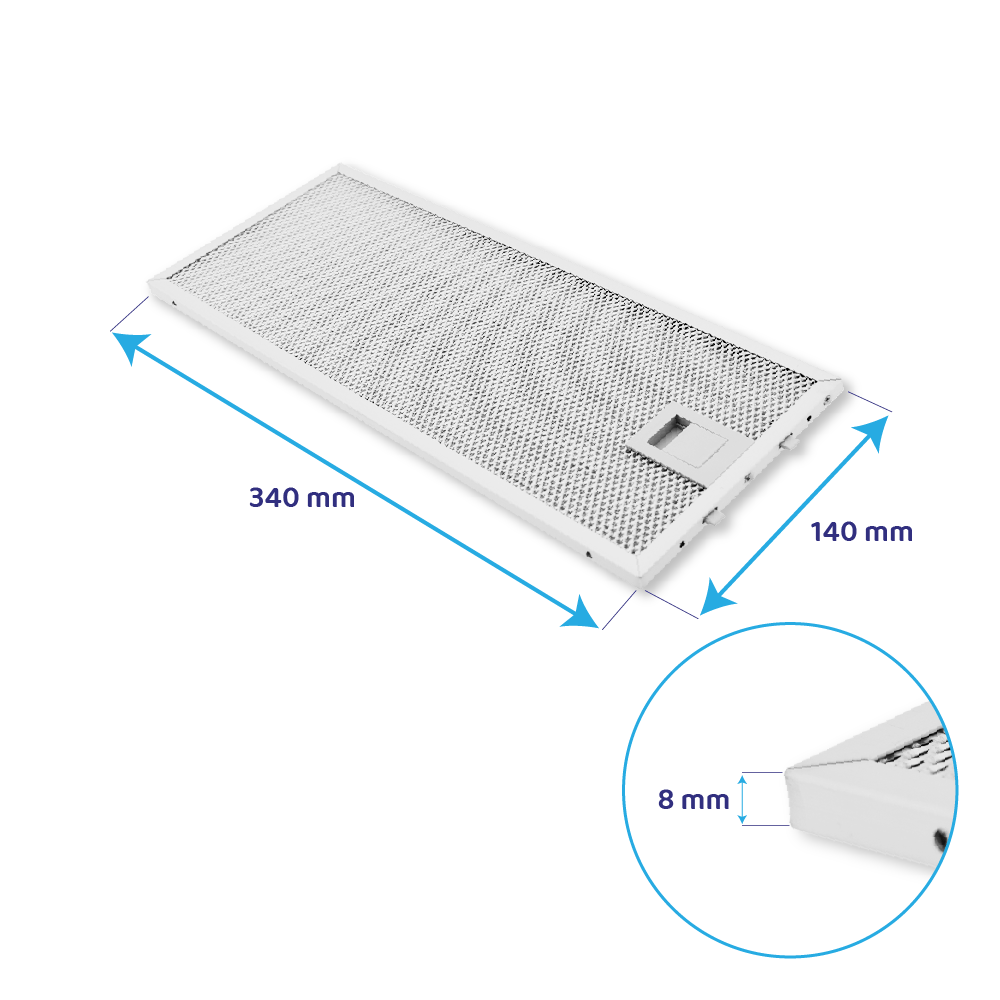 Siemens Metall-Fettfilter 340x140mm 11022471