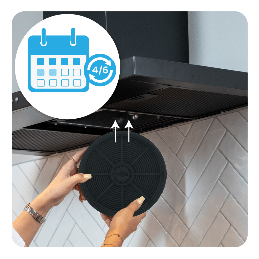 Aktivkohlefilter geeignet für Zanussi 9029865749 / ECFB03ST (2St.)