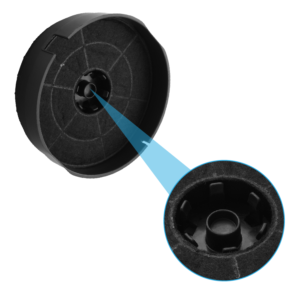Aktivkohlefilter geeignet für Respekta CFC0038000 (2St.)