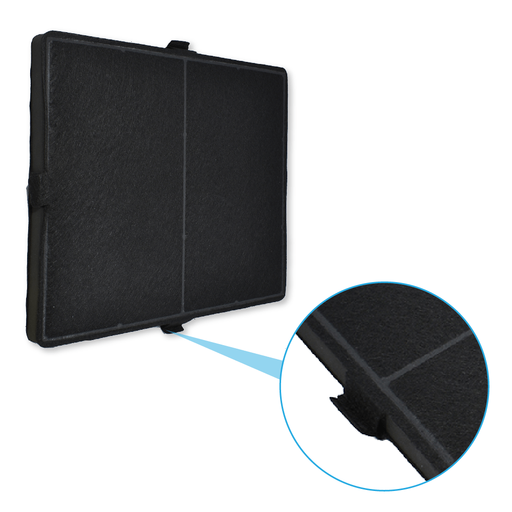 Aktivkohlefilter geeignet für Miele Dunstanzugshauben DKF 17-P,  DA 700x D | 4St.