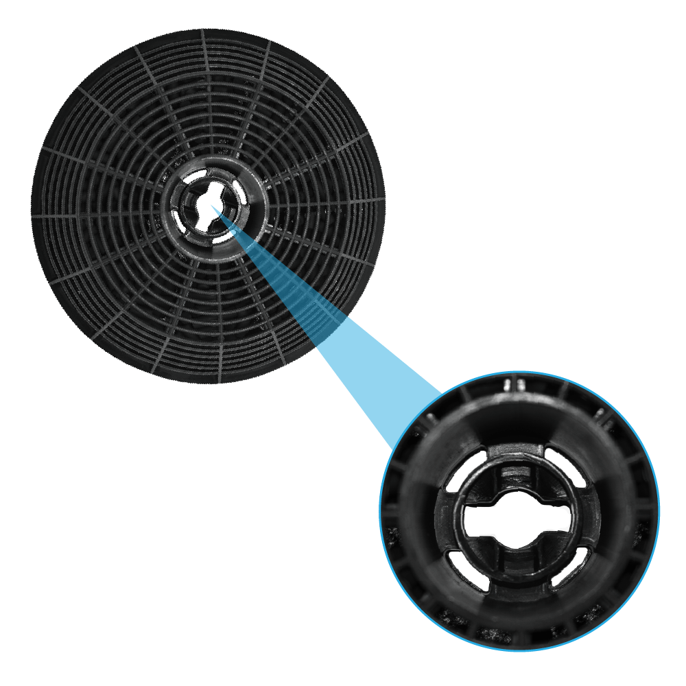 Aktivkohlefilter geeignet für Tecnowind TIPO L / ACK00108 (2St.)