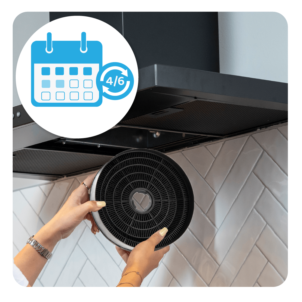 Aktivkohlefilter geeignet für Indesit 481281728938 (2St.)