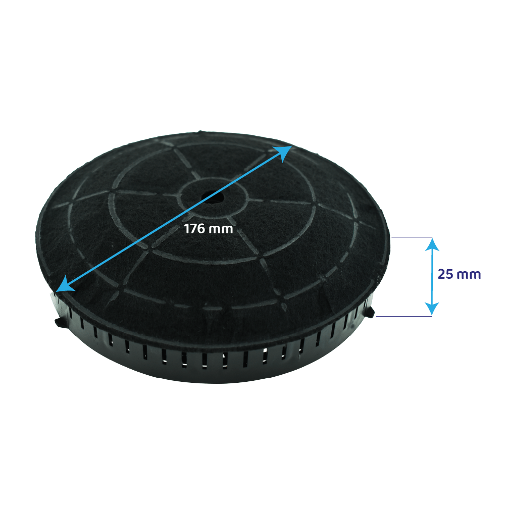 Elica Aktivkohlefilter CFC0038668 | CFC0140343 | Typ 57 | (2St.)