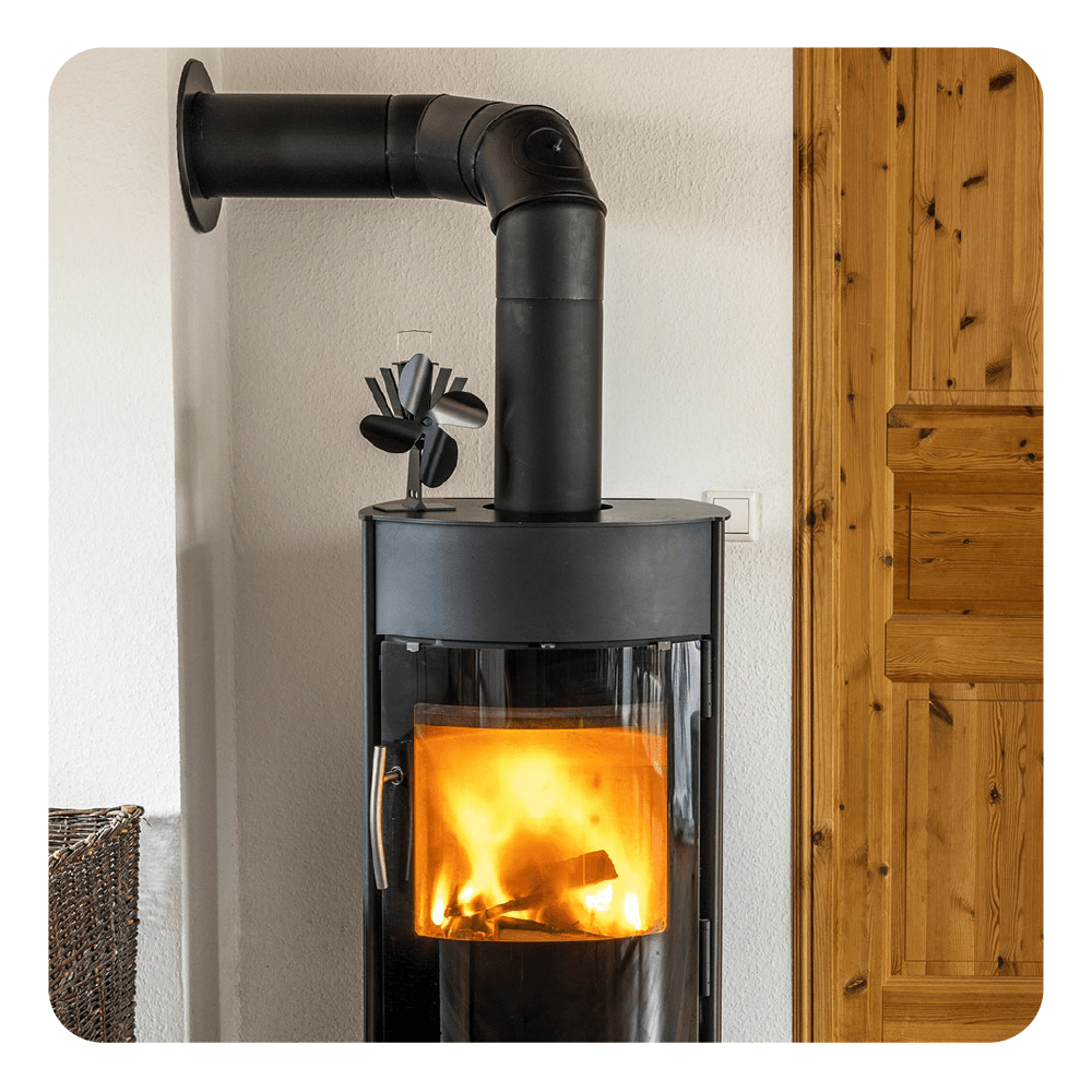 HI Ofenventilator für Holzofen