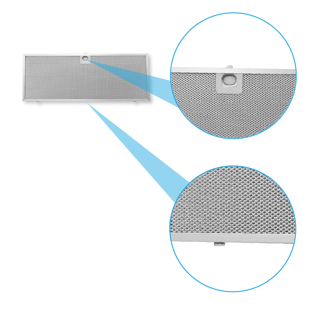 SMEG Metall-Fettfilter 160x424mm 693410764 (2St.)