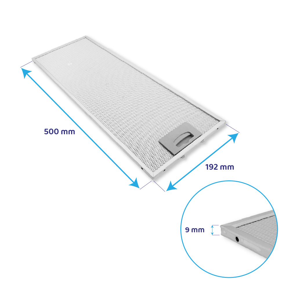 Teka Metall-Fettfilter 500x192mm 61874021