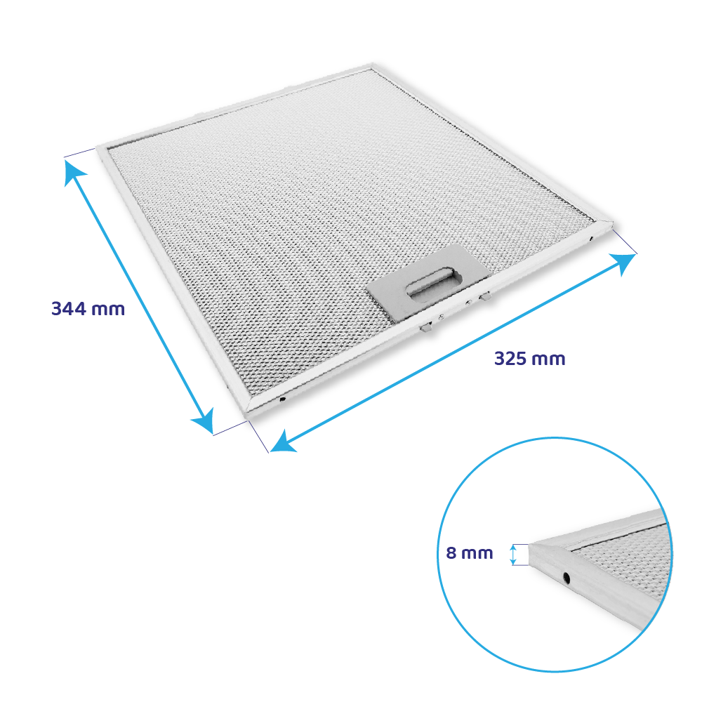 Teka Metall-Fettfilter 344x325mm 81460138