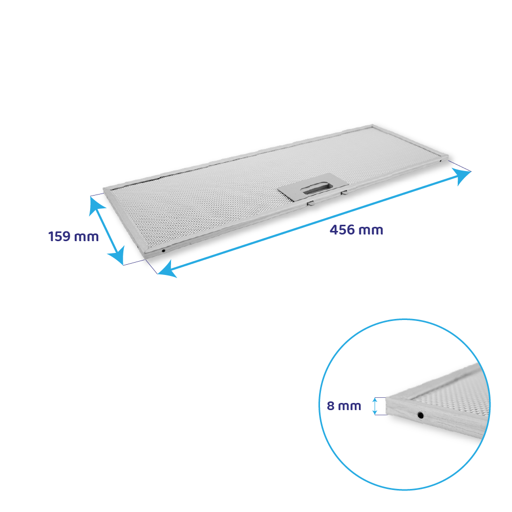 Bosch Metall-Fettfilter 456x159mm 11004992