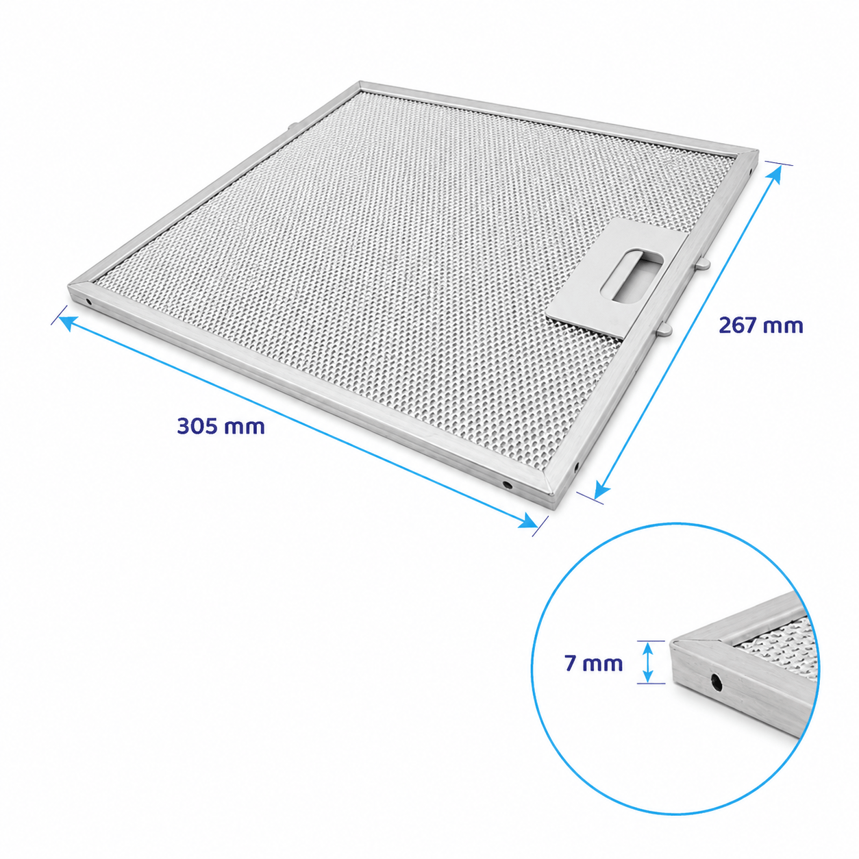 Metall-Fettfilter 305x267mm geeignet für Electrolux 4055250429