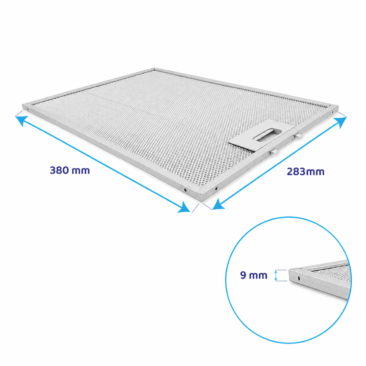 Siemens Metall-Fettfilter 380x283mm 422872 / 00422872