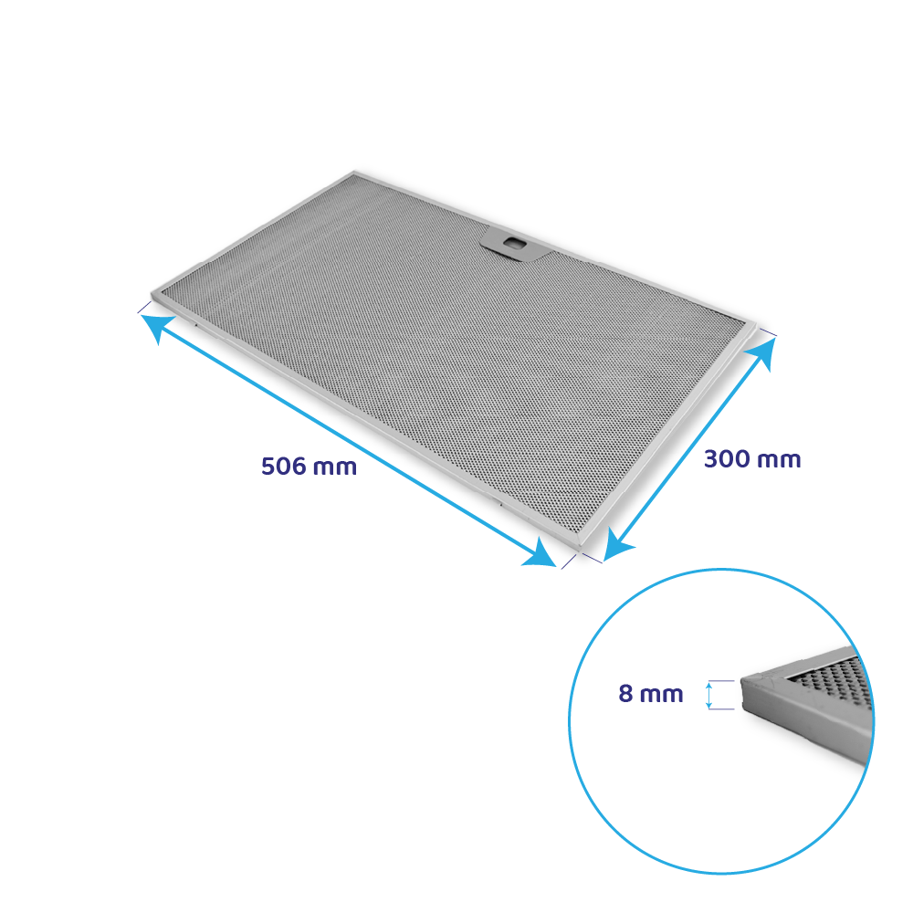 SMEG Metall-Fettfilter 506x300mm 763410749