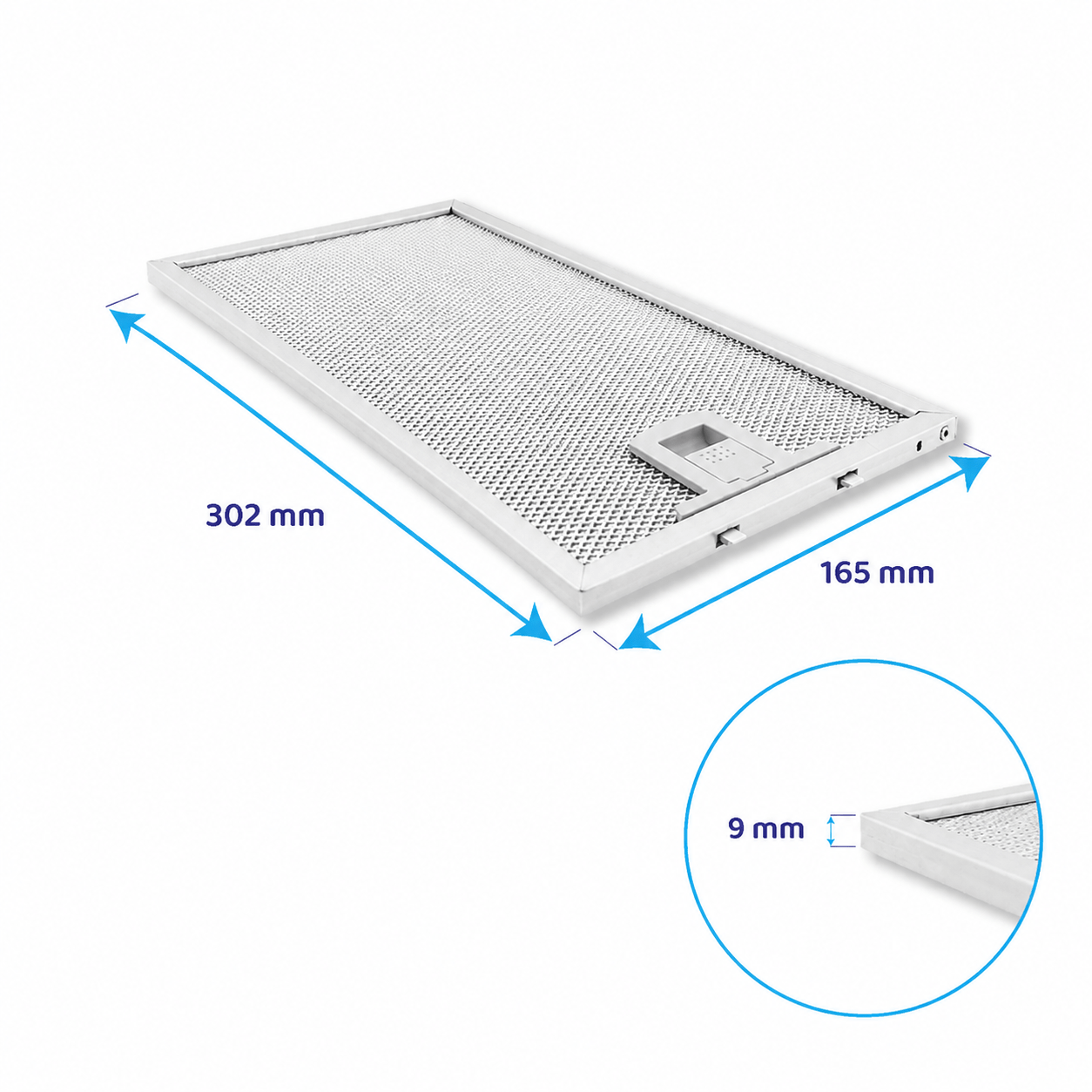 Siemens Metall-Fettfilter 303x167x10mm 11004960
