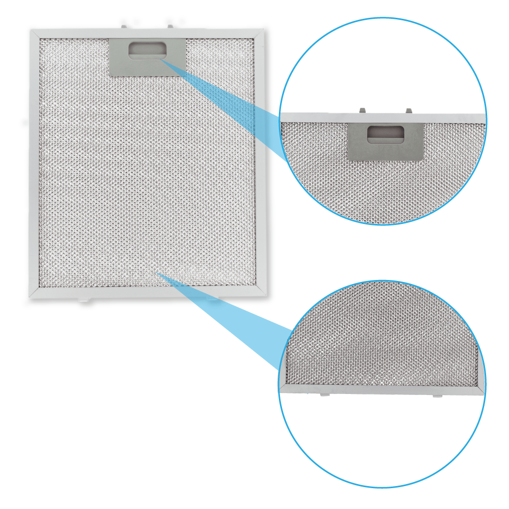 Metall-Fettfilter 259x293mm 10032232 geeignet für Klarstein (2St.)