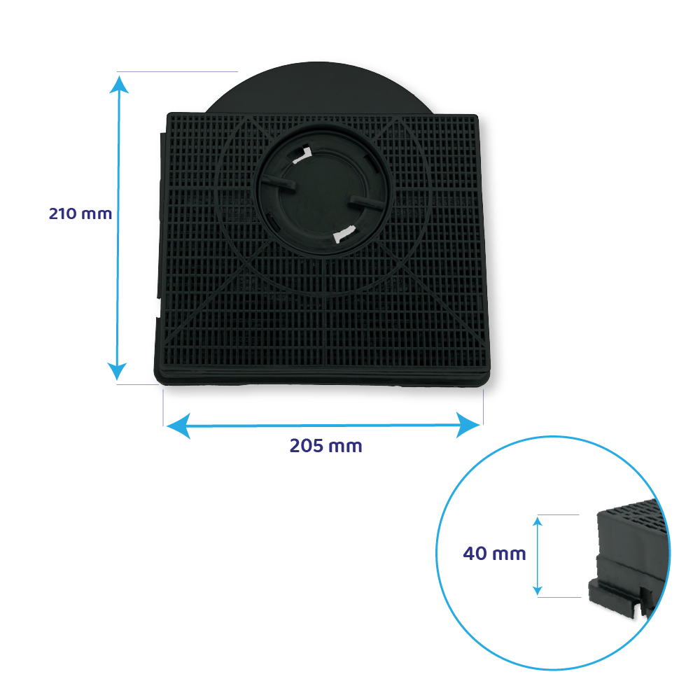 Juno Aktivkohlefilter MCFE10ST / 9029865996 