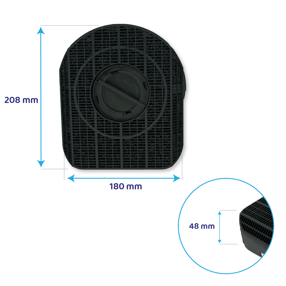 Electrolux Aktivkohlefilter MCFE14 / 9029800605 (2St.)