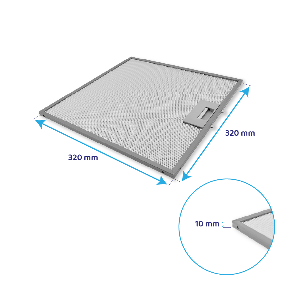 Electrolux Metall-Fettfilter 320x320x8mm 50268967002